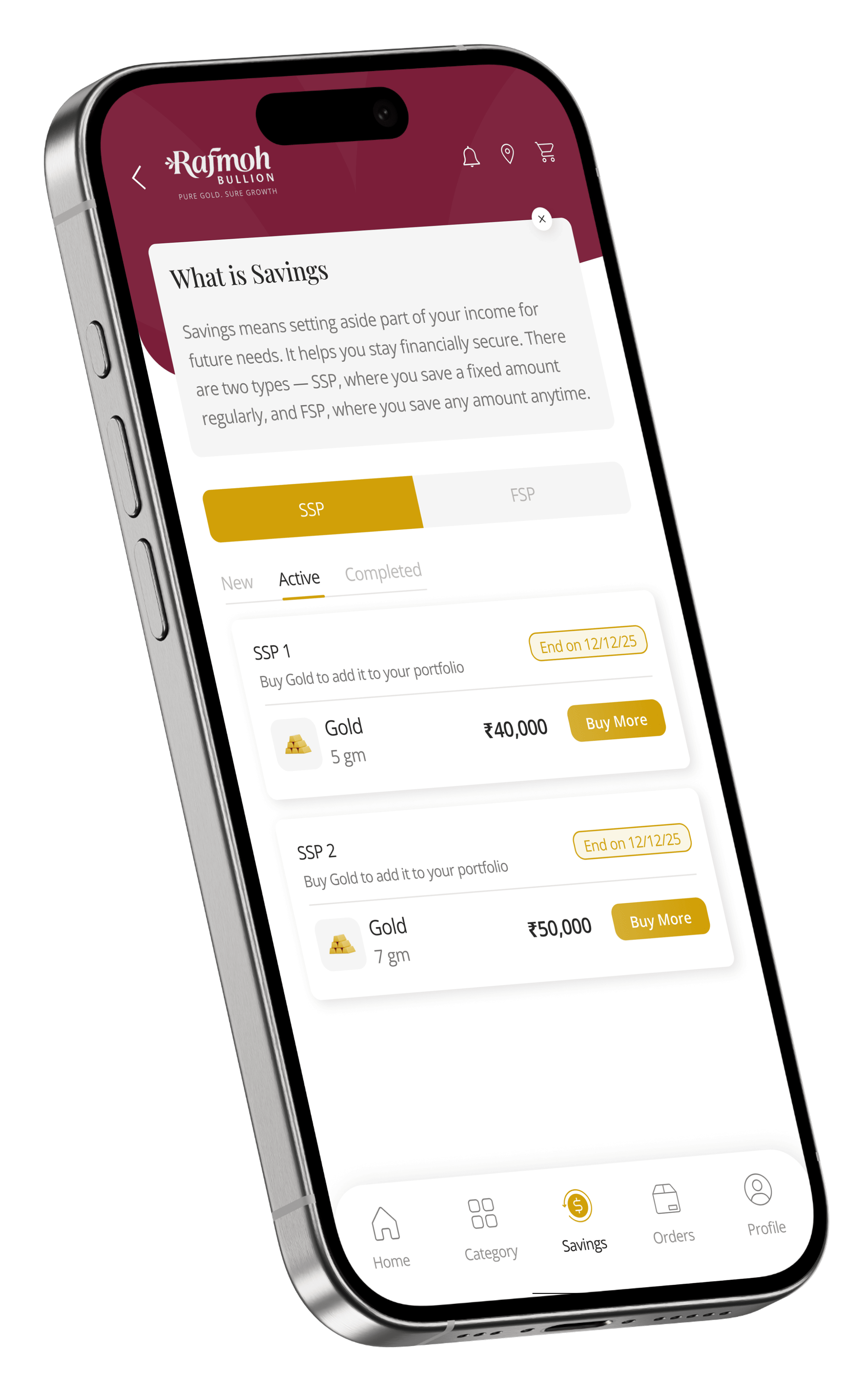 Systematic Savings Plan